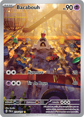 Carte Pokémon Bacabouh 214/193 – EV Évolutions à Paldea