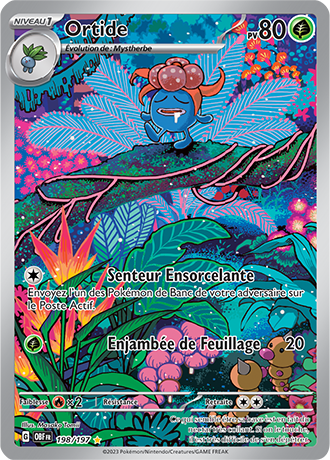 Carte Pokémon Ortide 198/197 – EV Flammes Obsidiennes