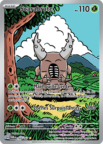 Carte Pokémon Scarabrute 168/167 – EV Mascarade Crépusculaire