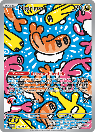 Carte Pokémon Nigirigon 186/167 – EV Mascarade Crépusculaire