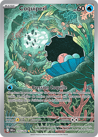 Carte Pokémon Coquiperl 195/182 – EV Rivalités Destinées