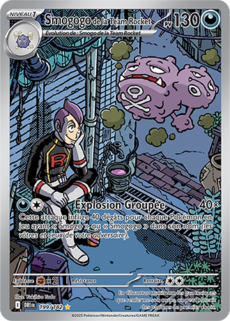 Carte Pokémon Smogogo de la Team Rocket 199/182 – EV Rivalités Destinées
