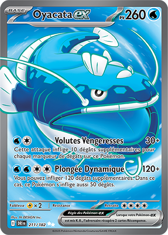 Carte Pokémon Oyacata ex 211/182 – EV Rivalités Destinées