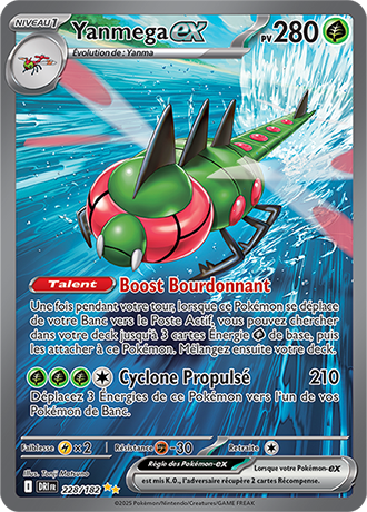 Carte Pokémon Yanmega ex 228/182 – EV Rivalités Destinées