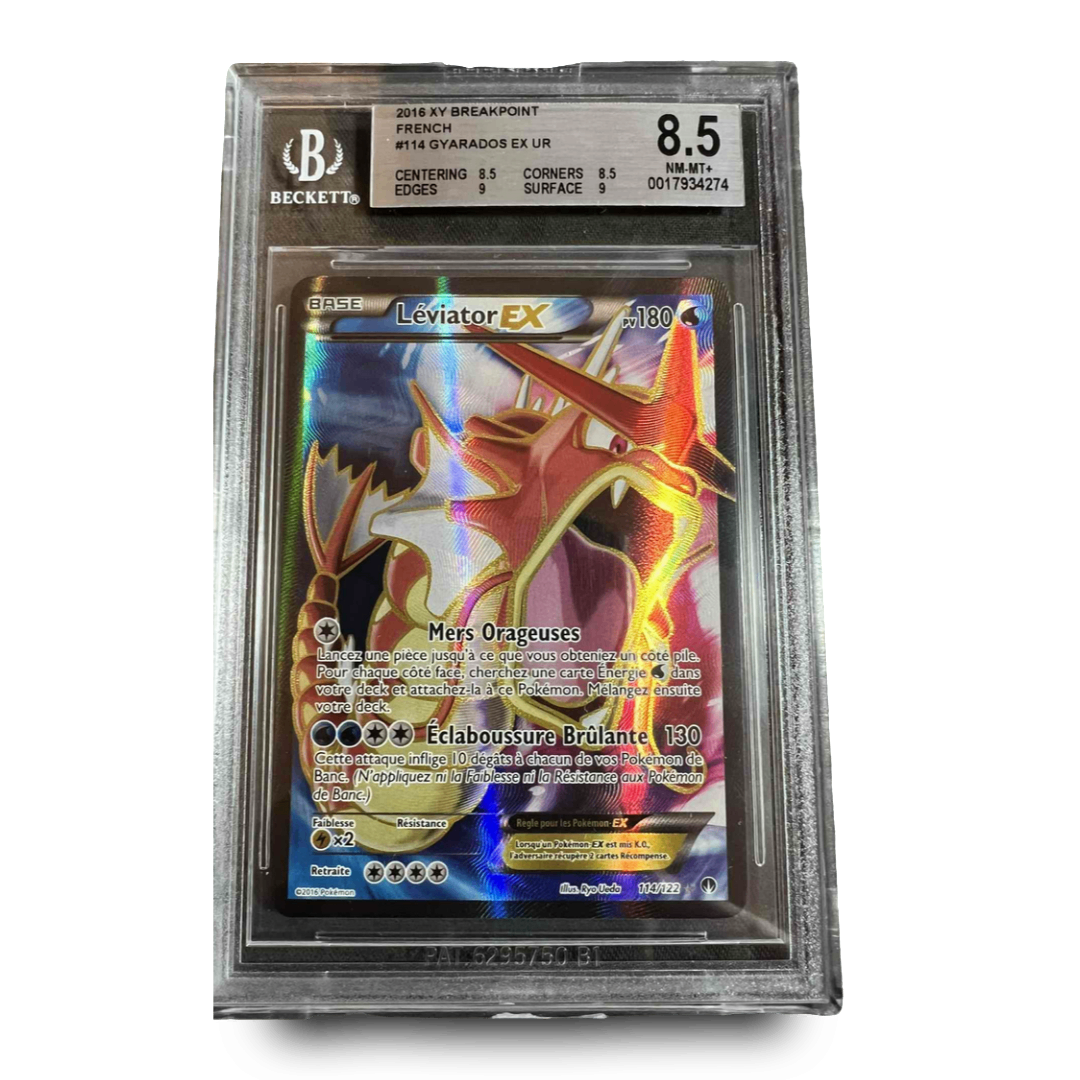 Carte Gradée - BGS8.5 - Léviator Ex 114/122 - XY Rupture Turbo