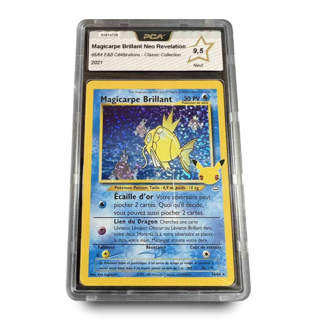 Carte Gradée - PCA 9.5 - Magicarpe Brillant 66/64 - Célébrations