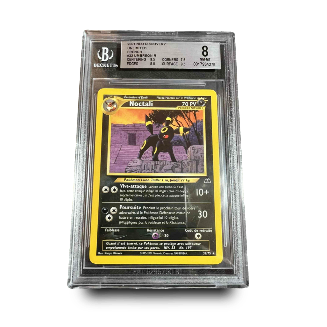 Carte Gradée - BGS8 - Noctali 32/75 - Neo Discovery