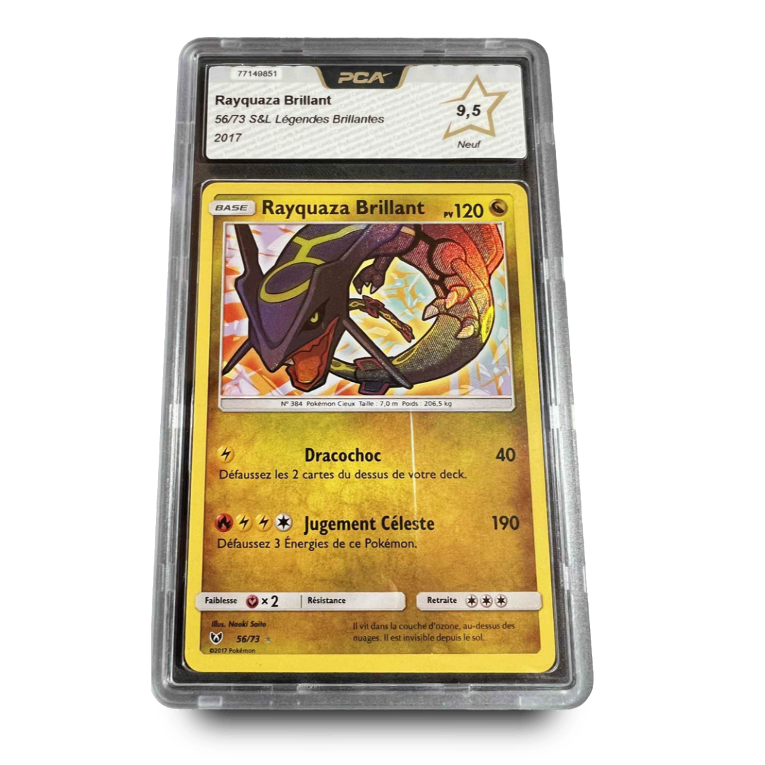 Carte Gradée - PCA 9.5 - Rayquaza Brillant 40/73 - Légendes Brillantes