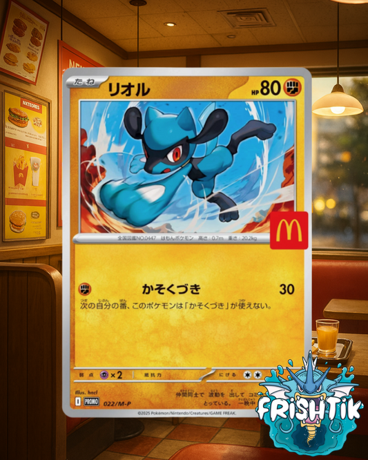 Carte Pokémon - Riolu 022/M-P McDonald's Promo Limited
