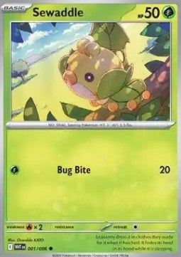 Carte Pokémon Larveyette 001/086 – EV Flamme Blanche