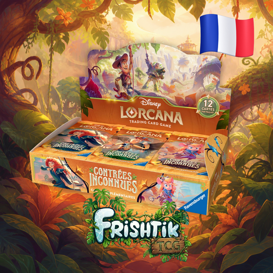 Display Disney Lorcana Contrées inconnues | Boîte de boosters FR