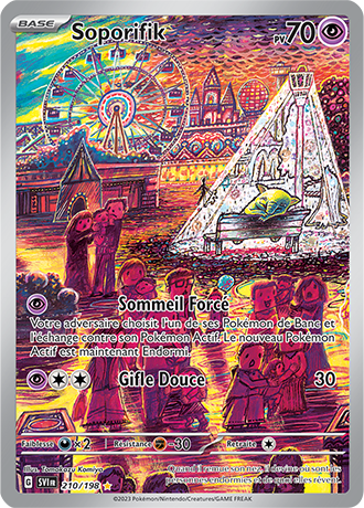 Carte Pokémon Soporifik 210/198 – Écarlate et Violet