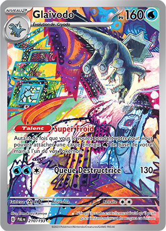Carte Pokémon Glaivodo 210/193 – EV Évolutions à Paldea