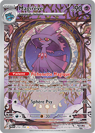 Carte Pokémon Magirêve 212/193 – EV Évolutions à Paldea