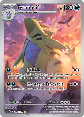 Carte Pokémon Tyranocif 222/193 – EV Évolutions à Paldea