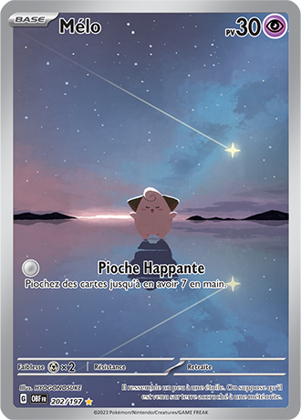 Carte Pokémon Mélo 202/197 – EV Flammes Obsidiennes