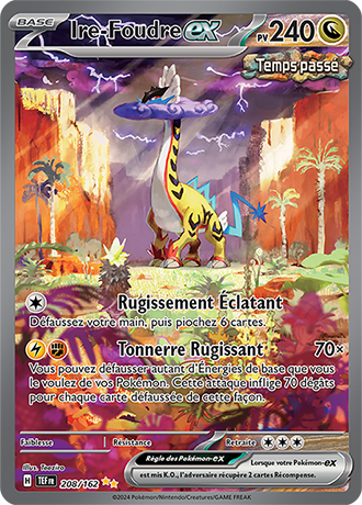 Carte Pokémon Ire Foudre ex 208/162 – EV Forces Temporelles