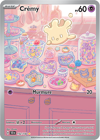 Carte Pokémon Crèmy 152/142 – EV Couronne Stellaire
