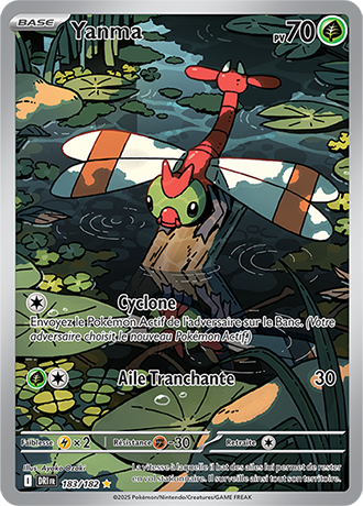 Carte Pokémon Yanma 183/182 – EV Rivalités Destinées
