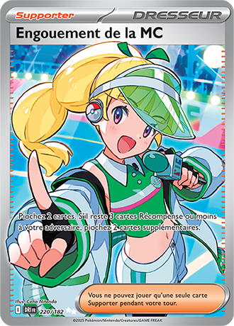Carte Pokémon Engouement de la MC 220/182 – EV Rivalités Destinées