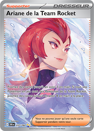 Carte Pokémon Ariane de la Team Rocket 237/182 – EV Rivalités Destinées