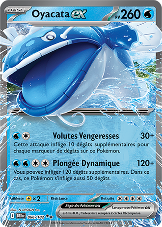 Carte Pokémon Oyacata ex 066/182 – EV Rivalités Destinées