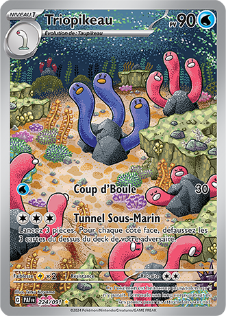 Carte Pokémon Triopikeau 224/091 – EV Destinées de Paldea