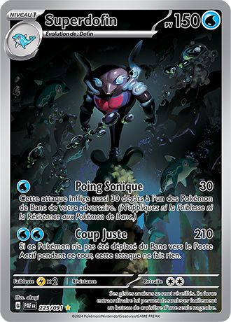 Carte Pokémon Superdofin 225/091 – EV Destinées de Paldea