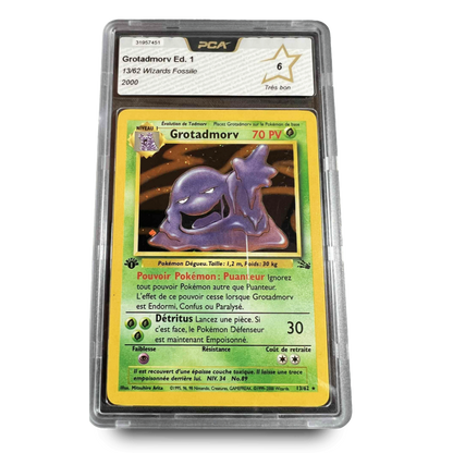 Carte Gradée - PCA 6 - Grotadmorv 13/62 - Edition 1 - Fossile