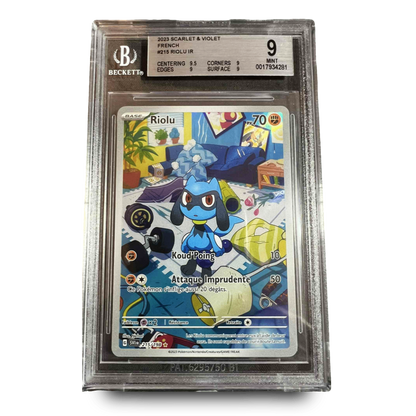 Carte Gradée - BGS9 - Riolu 215/198 - Ecarlate et Violet