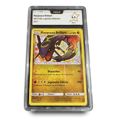 Carte Gradée - PCA 9.5 - Rayquaza Brillant 40/73 - Légendes Brillantes