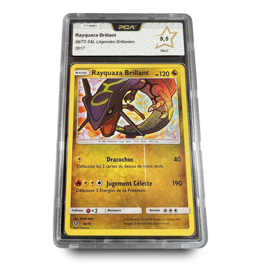 Carte Gradée - PCA 9.5 - Rayquaza Brillant 40/73 - Légendes Brillantes