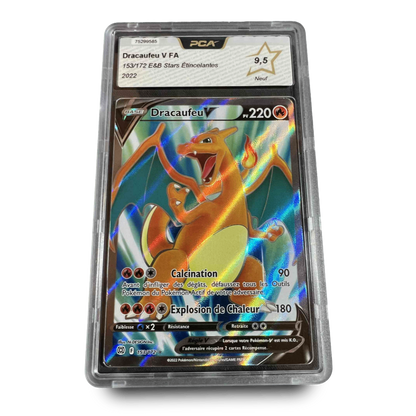 Carte Gradée - PCA 9.5 - Dracaufeu V - 153/172 - Stars Etincelantes