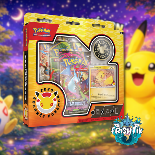Tripack Pokémon Journée Pokémon | 3 Boosters + Carte Promo Officielle